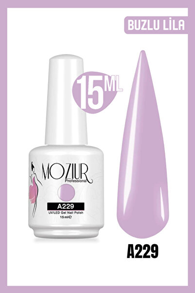 MOZIUR Kalıcı Oje UV Led A229 (MOR SERİSİ) 15ml