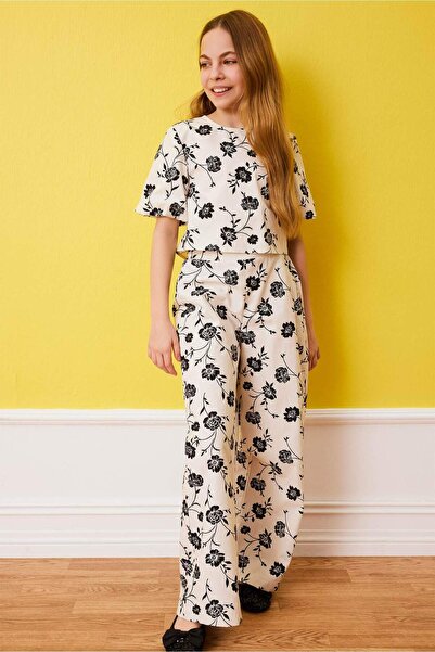 DeFacto Patterned Woven 2-Piece Set for Girls G7734A826Sm