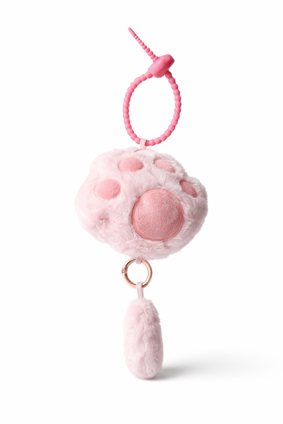 Ecrou Pati Pliš Privezak za ključeve Pink