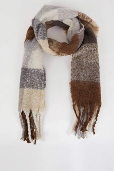 DeFacto Női puha textúrájú kockás mintás sál A6615AX24WN