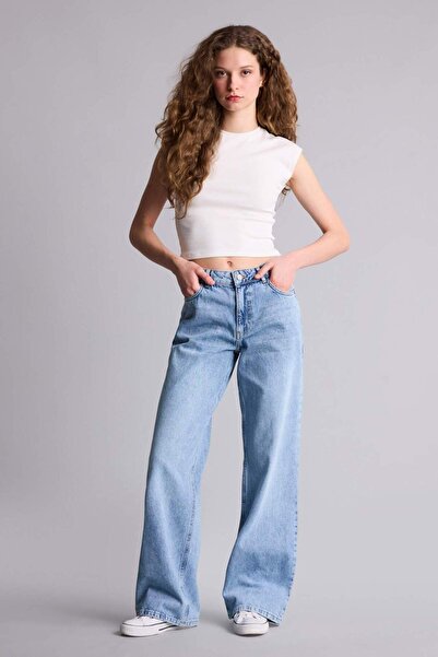DeFacto Low Waist Blue Women's Jean Pants G2208Ax/Nm28