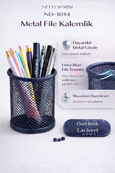 Need Metal File Lacivert ND-1014