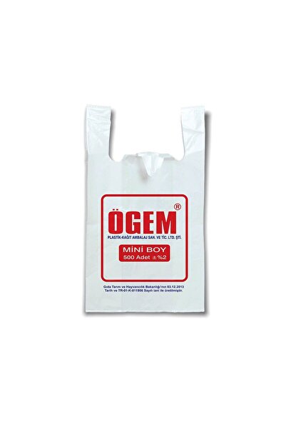 ÖGEM PLASTİK Mini Boy 500 Adet Hışır Poşet