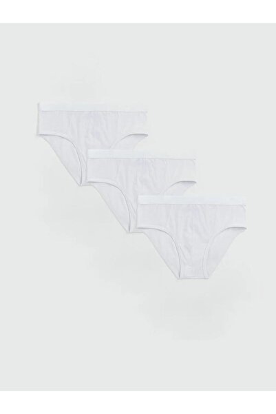 LC Waikiki Λευκό Standard Fit Βαμβακερό Εύκαμπτο Ανδρικό Σλιπ Μπόξερ 3 τεμαχί...