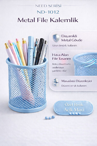 Need Metal File Açık Mavi Nd-1012