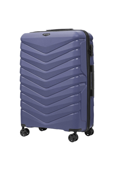 WINGS BRAND Valiză mare WINGS Phoenix 2.0, 97L, albastră - polipropilenă dura...