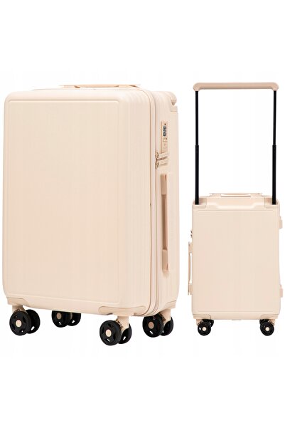 World Of Wings Valiză Cabin Spinner Wings BUNTING, ABS+, albă, cu încuietoare...