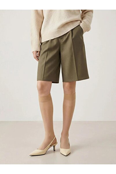 LC Waikiki Șosete bej pentru femei, până la genunchi, pachet de 3 (S6)