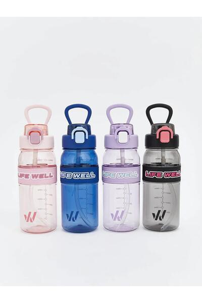 LC Waikiki زجاجة مياه مشكلبة بالشفاطات 800 مل (S6)