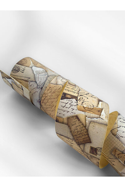 Henno Vintage Kolaj Temalı Washi Bant / Washi Tape 5x200 cm | Scrapbook, Bull...
