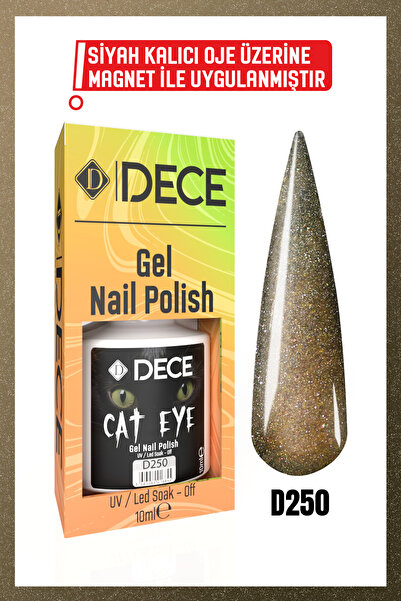 d dece Kalıcı Oje Uv Led D250 (KEDİ GÖZÜ) 10ml