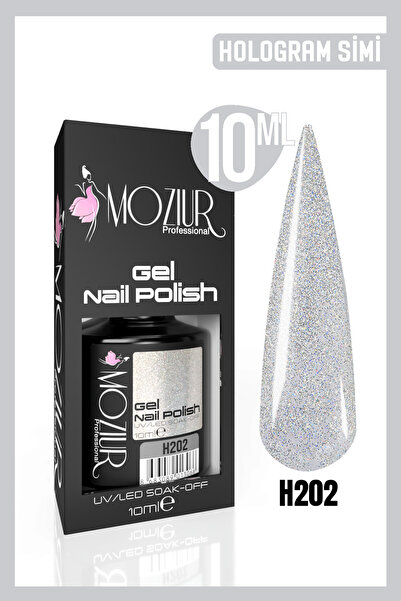 MOZIUR Kalıcı Oje Uv Led H202 (SİMLİ SERİSİ) 10ml
