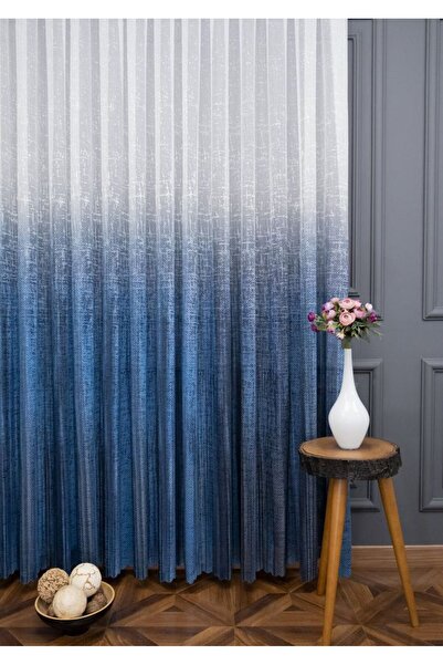 Belvedere Color Transition Linen Textured New Style Sheer Curtain