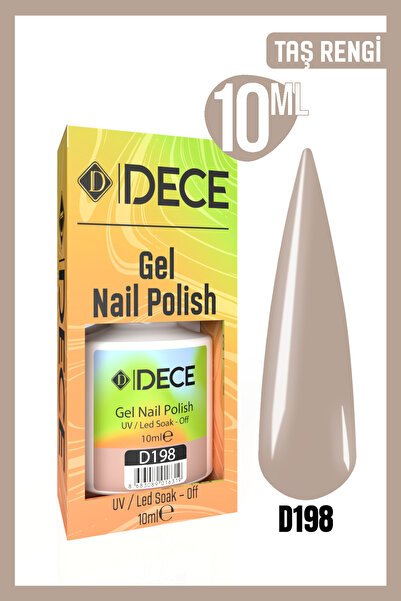 d dece Kalıcı Oje Uv Led D198 (NUDE SERİSİ) 10ml
