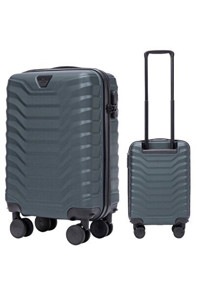 wings Valiză rigidă mică Peafowl cu încuietoare TSA - Verde închis