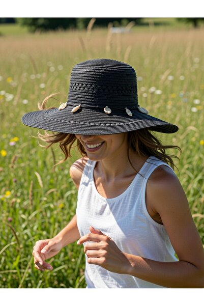 Deeplively Жіночий солом'яний капелюх Літній пляжний капелюх преміум якості -...