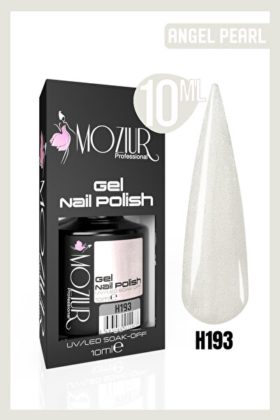 MOZIUR Kalıcı Oje Uv Led H193 (SEDEFLİ SERİ) 10ml