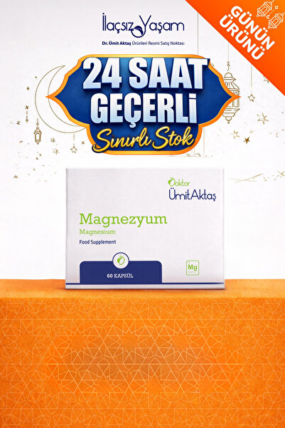 Dr. Ümit Aktaş Magnezyum - Bisglisinat - Yüksek Biyoyararlanım - 60 Kapsül