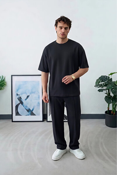 Wonraces Men's Oversized Comfortable Fit Premium Soft Textured Cotton Piece S...