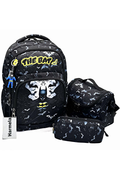 Harmela Erkek Çocuk İlk Okul Çantası 3'lü Set ilkokul Çantası Karakter Desenl...