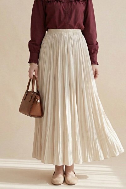 HİJABAYA Ελαστική Φούστα με Λάστιχο στη Μέση