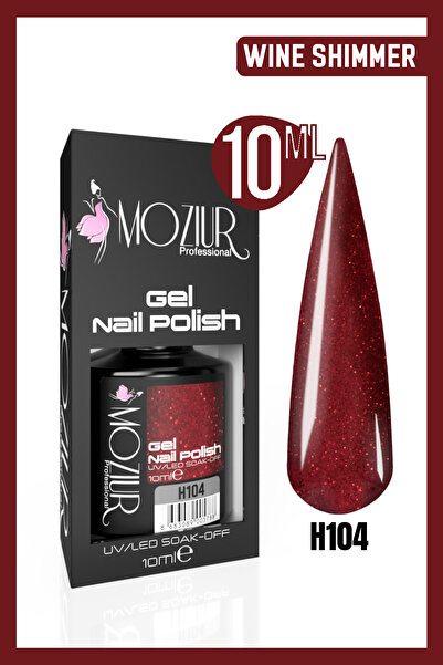 MOZIUR Kalıcı Oje Uv Led H104 (SİMLİ SERİ) 10ml
