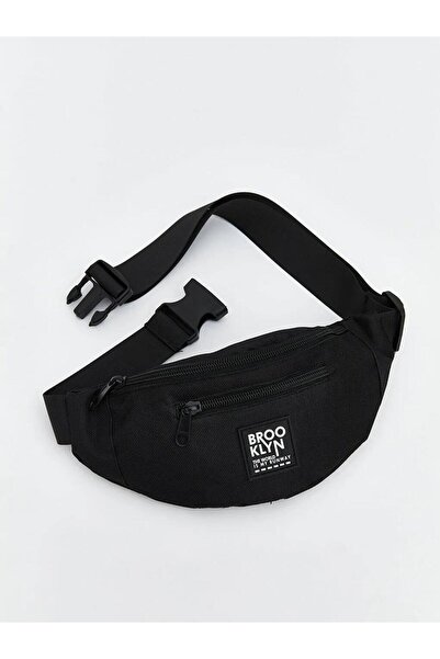 LC Waikiki Geantă de piept pentru băieți cu imprimeu negru (S6)