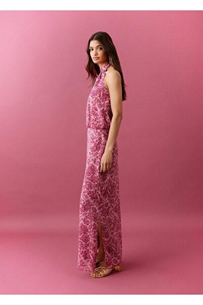 Mango Teen Yan yırtmaçlı uzun etek