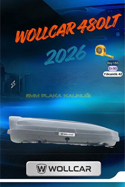 WOLLCAR PORT BAGAJ P.BLACK PARLAK BAYAZ 480LT