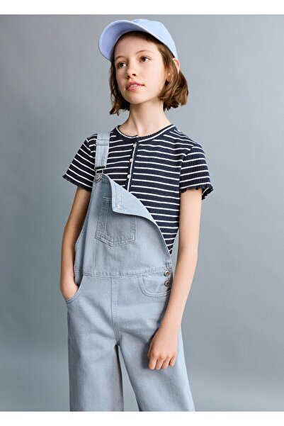 MANGO Kids Uzun denim tulum