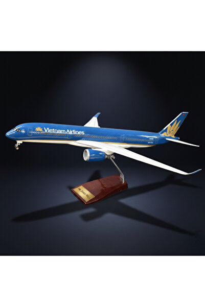 AYDINARTSHOP Vietnam Airlines A350 Model Uçak 1:142 Ölçekli 47 cm Dekoratif M...