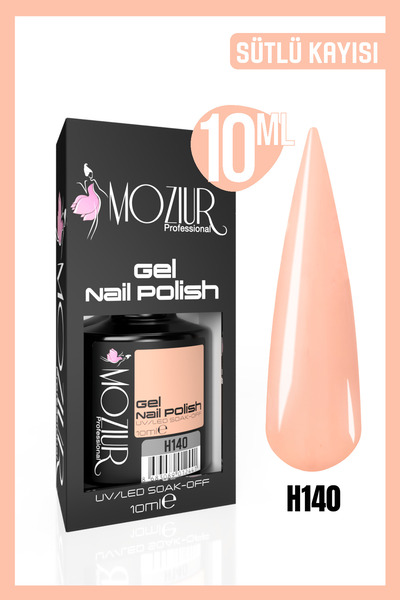 MOZIUR Kalıcı Oje Uv Led H140 (NUDE SERİSİ) 10ml