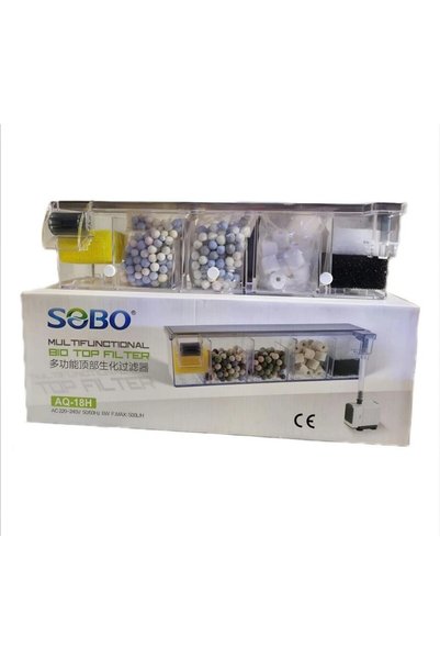 Sobo AQ-18H Bio Askı Filtre 500lt/Saat