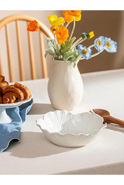 LC Waikiki Çiçek Desenli Porselen Kase 22 Cm (S6)