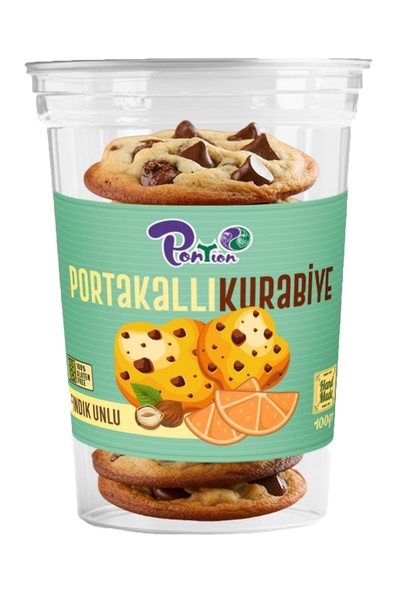 Pontion Glütensiz & Şekersiz Portakallı Çikolatalı Fındıklı Kurabiye – Taze v...