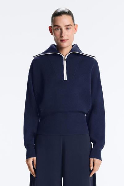 Oysho Yarım fermuarlı dik yaka kazak