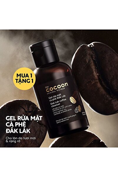 The Cocoon Original Vietnam غسول الوجه بقهوة الداك لاك من كوكون 140 مللى