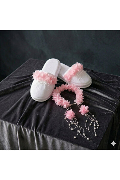 ALAZ TASARIM HOBİ طقم تاج الأمومة بالريش واللؤلؤ - مجموعة تاج الأمومة الفاخرة...