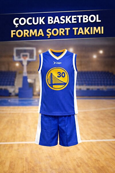 Liggo Çocuk Basketbol Forması Basketbol Forma Şort Seti