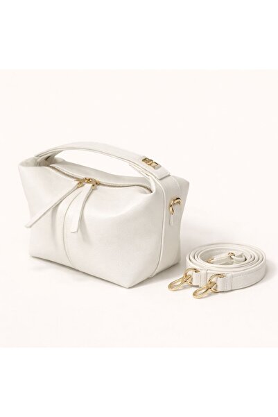 ÇANTAM GELSİN γυναικεία λευκά ρούχα και Τσάντα ώμου