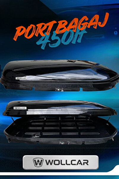 Genel Markalar TABUT BAGAJ P.BLACK PARLAK SIYAH 450LT WOLLCAR