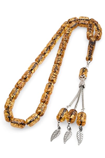 NAMAT Shiny Exclusive Limited Edition Amber Powder 33 Count Prayer Bead Rosar...