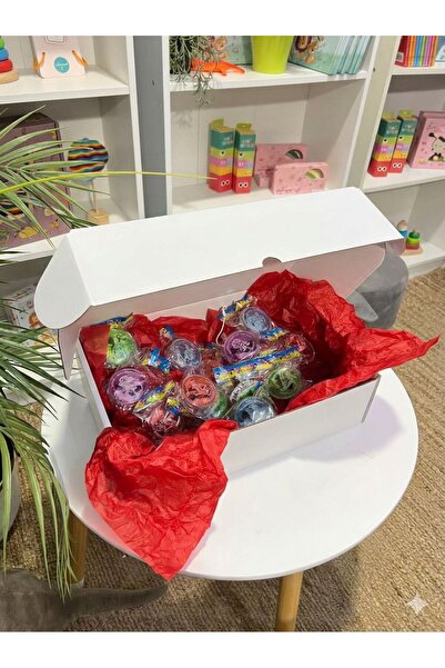 Kids skills عيديات يويو 8 حبة مضيئة في بوكس وردية هدايا عيد اطفال