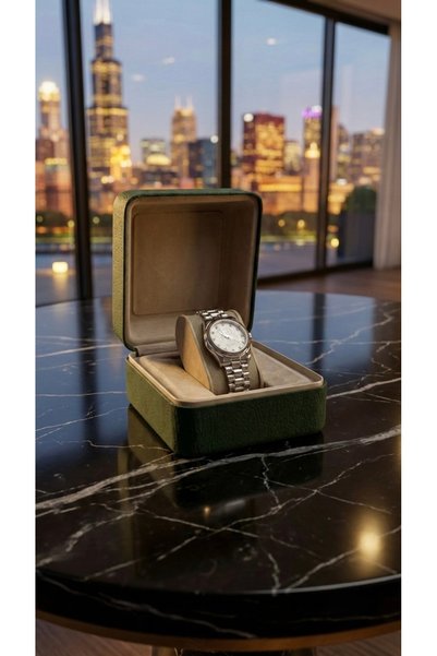 KLISHE Butik Women's Steel Watch Silver Color Luxury Special Design |   Special Leather Boxed, Stylish Limited Edition 2026