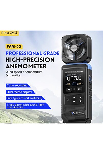 FNIRSI FAM-02 Anemometre (Rüzgar Hızı Ölçer)