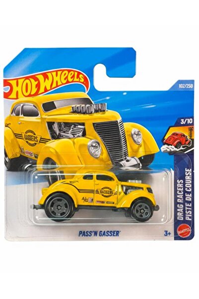 HOT WHEELS Pass’n Gasser 102/250 3/10 Drag Racers 2026 Sarı Gasser Canavarı
