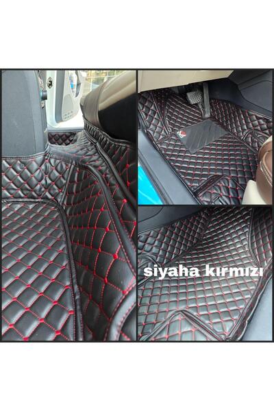 FEYZA OTO Peugeot Pejo 307 2001-2008 Siyaha Kırmızı Renk Araca Özel Premium Y...