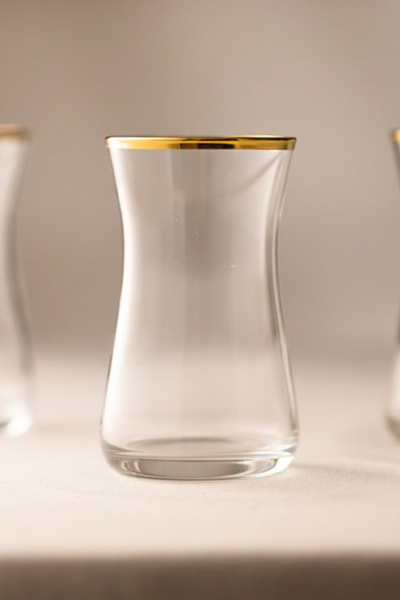 Rakle Avantgarde Gold 6'lı Çay Bardağı Seti 170 cc