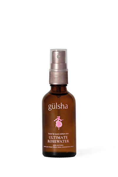 Gülsha Tam Gül Suyu 50 ml – %100 Doğal Gül Suyu, Yatıştırıcı & Nemlendirici Y...