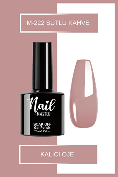 Nail Master M222 Kalıcı Oje 7,3ml Sütlü Kahve